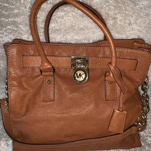 Michael Kors Camel Colored Leather Bag